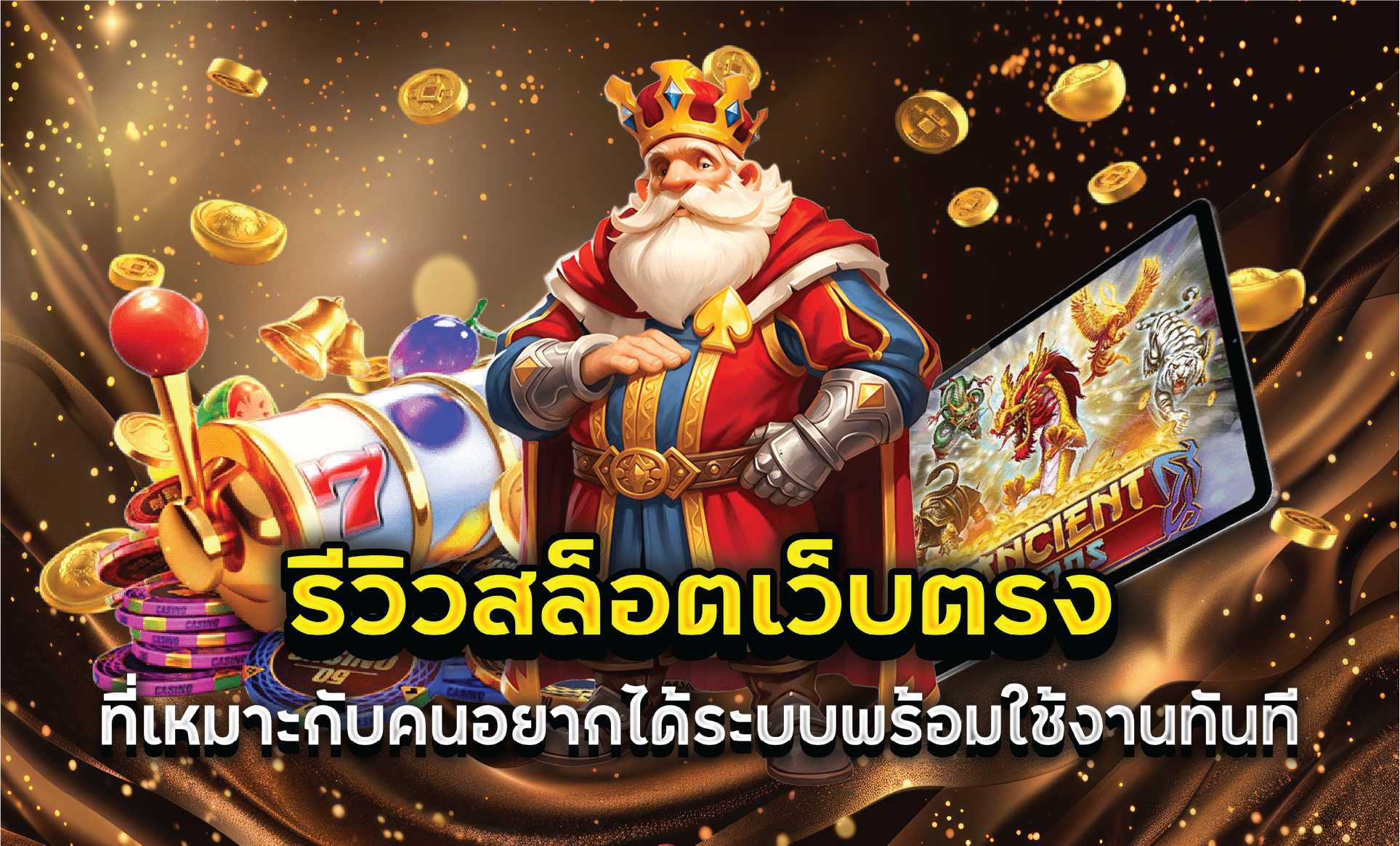 รีวิวสล็อตเว็บตรงที่เหมาะกับคนอยากได้ระบบพร้อมใช้งานทันที