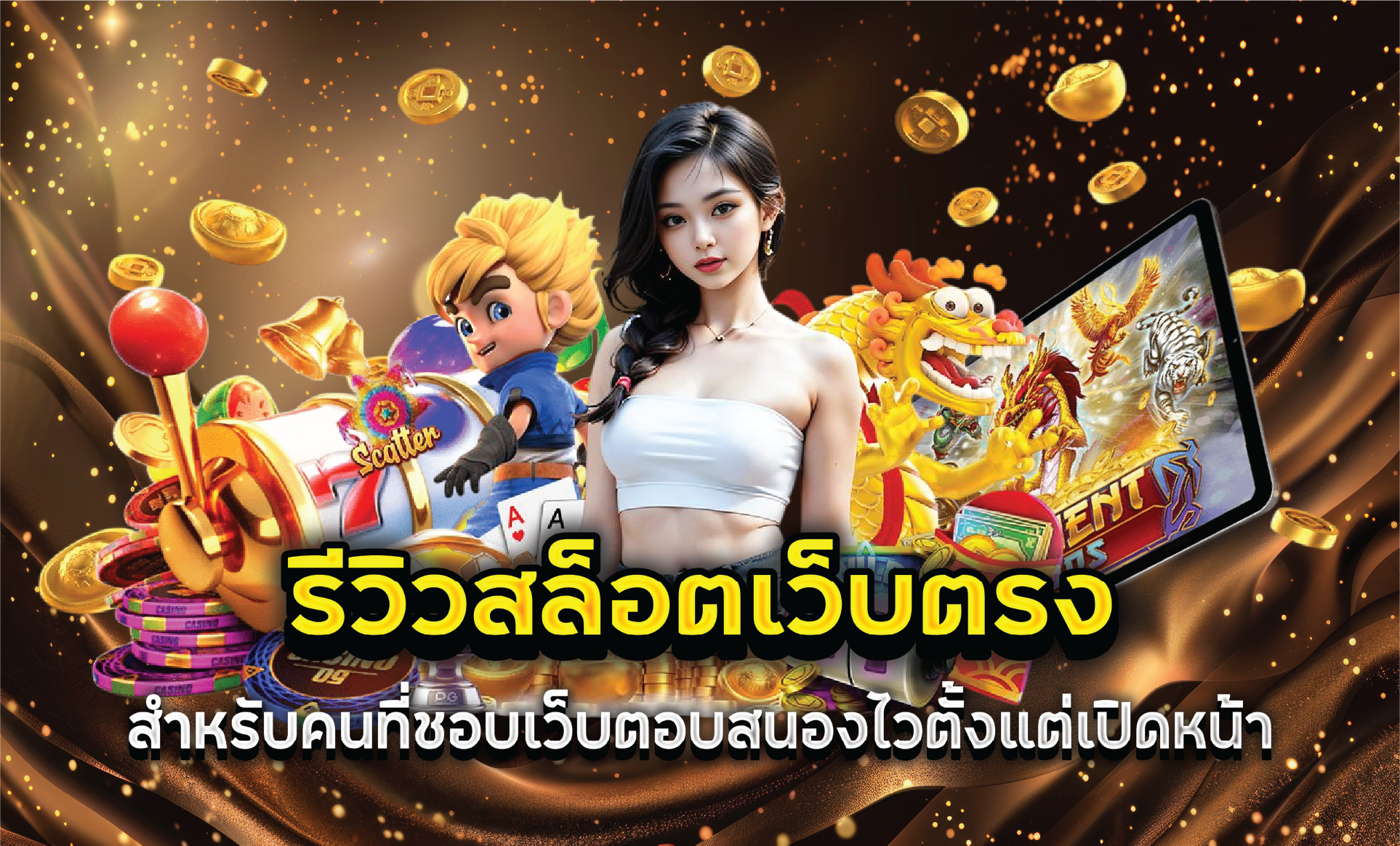 รีวิวสล็อตเว็บตรงสำหรับคนที่ชอบเว็บตอบสนองไวตั้งแต่เปิดหน้า